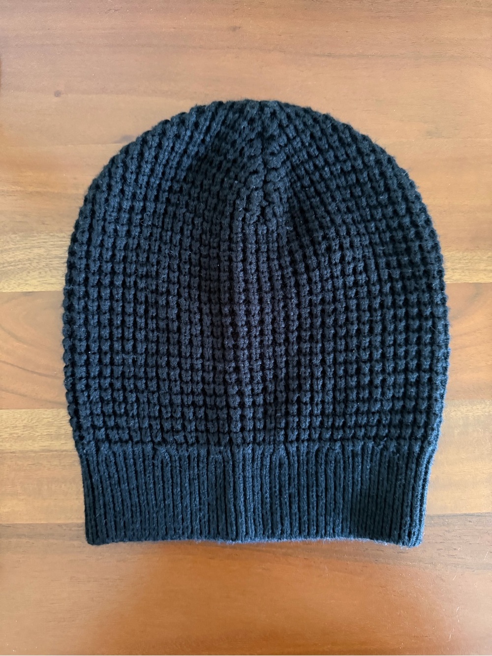 Aritzia Main Character Cold Snap Black Knit Cap
